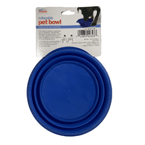 Pet Parade Collapsible Pet Bowl Blue 12 oz SMALL