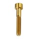 thumbnail image 1 of 1 pieza de titanio para vástago de dirección de bicicleta, rosca M6, accesorio para bicicleta (dorado M6-35), 1 of 9
