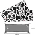 thumbnail image 2 of Body Pillow Cover 21x54 inches Animal Cows Print Satin Pillow Case Cover with Zipper Soft Breathable Long Pillowcase for Hair and Skin, 2 of 6