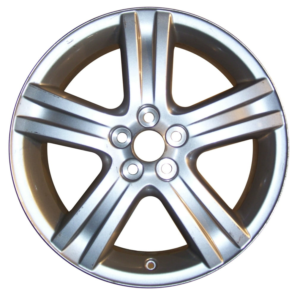 Aftermarket 20092013 Toyota Corolla 17x7 Aluminum Alloy Wheel, Rim Medium Silver Sparkle Full