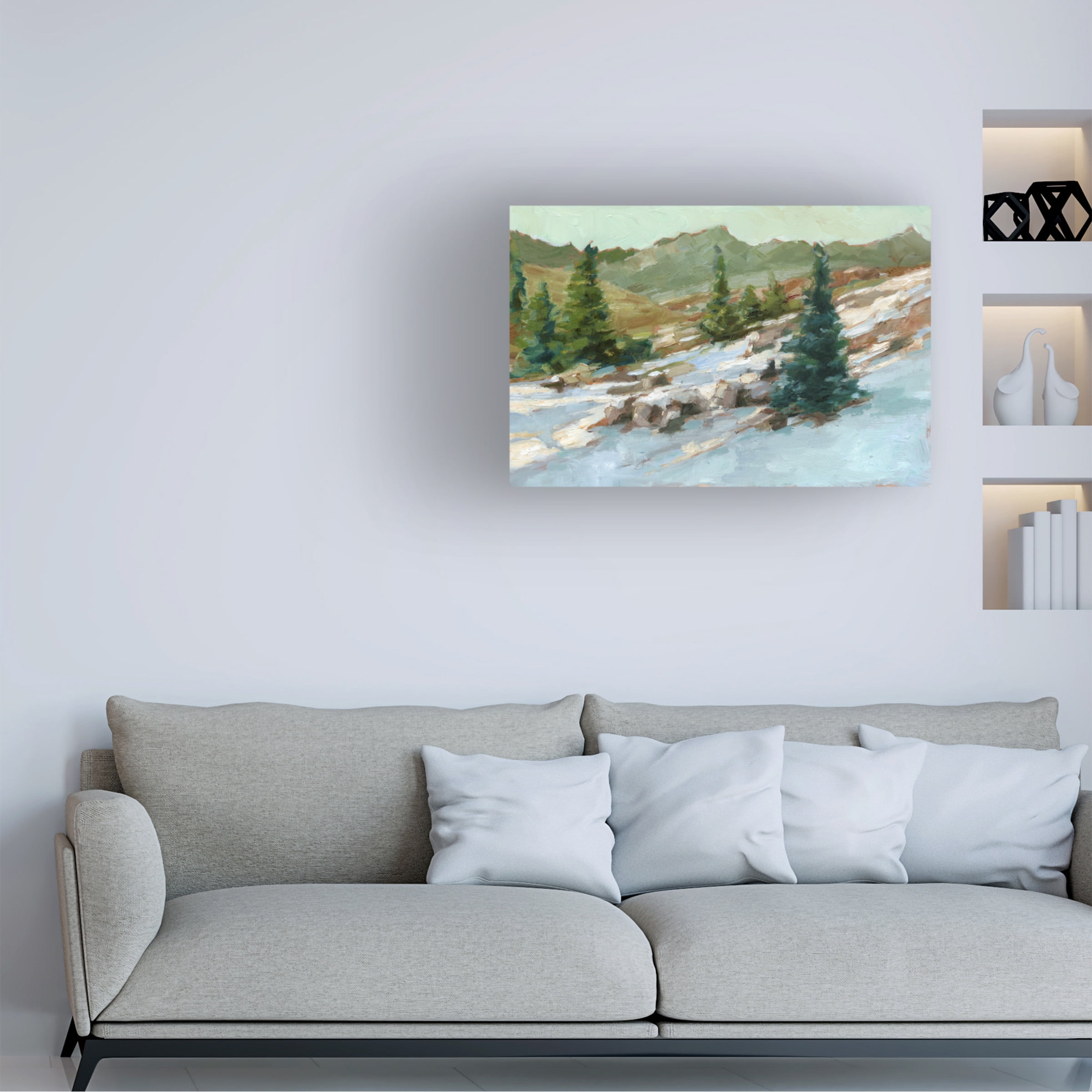 Ethan Harper 'Spring Thaw II' Canvas Art