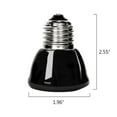 thumbnail image 2 of 1 pcs 110V/220V Black Far Infrared Ceramic Material for Turtle,Lizard,Chicken Pet Brooder Heating Lamp Reptile Lamp Pet Warmer Bulb 100W 220V, 2 of 8