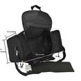 thumbnail image 6 of DALIX 21" Blank Sports Duffle Bag Gym Bag Travel Duffel with Adjustable Strap in Black, 6 of 7