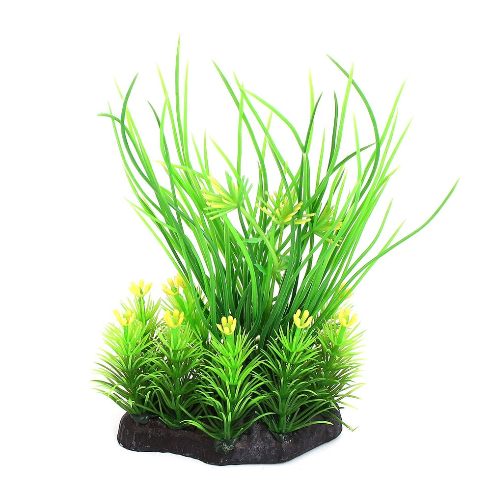 Aquarium Fish Tank Bowl Plastic Fake Water Plant Grass
