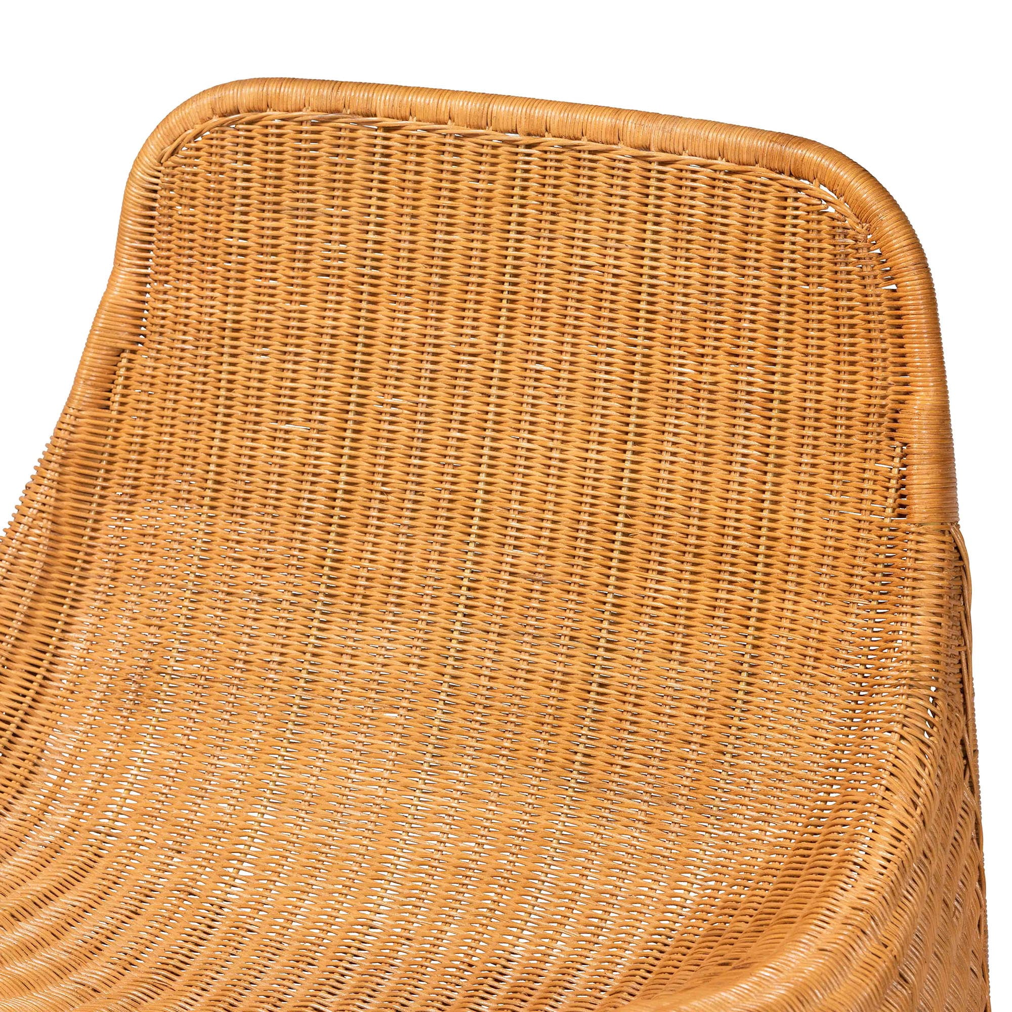 bali & pari Adala Boho Lounge Chair, Light Honey