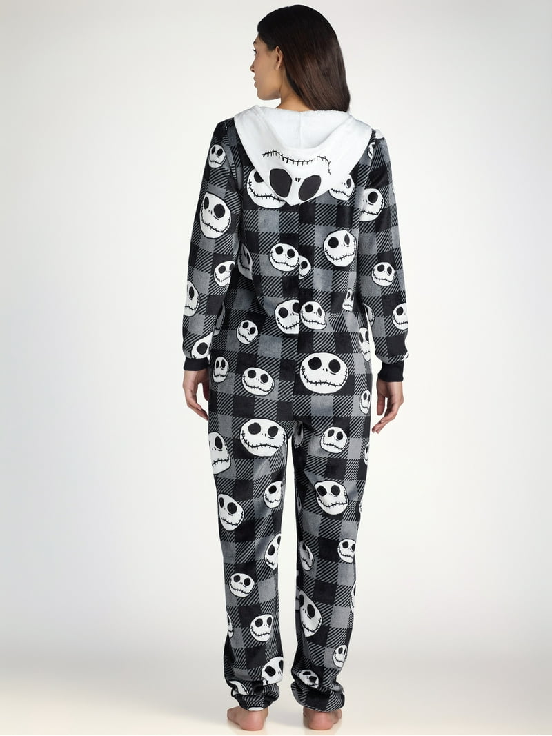 Disney Women's Nightmare Before Christmas Union Suit with Hood, Sizes XS-3X  - Walmart.com