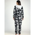 thumbnail image 2 of Disney Women’s Nightmare Before Christmas Union Suit with Hood, Sizes XS-3X, 2 of 5