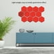 thumbnail image 3 of Decoración de pared espejo, pegatinas de pared espejo 12 pcs acrílico hexagonal adhesivo para decoración del hogar para sala de estar de dormitorio, 3 of 7