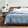 thumbnail image 2 of Premium Washed Microfiber Duvet Cover and Sham Set Dusty Blue King - Cal King 3 Piece, 2 of 5
