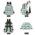 thumbnail image 4 of FORMRS Mini Backpack Purse for Women Quilted Travel Daypack Casual Shoulder Bag, Cartoon Train Pattern, 4 of 7