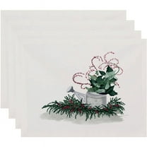 Gardener's Holiday Delight Geometric Print Placemat