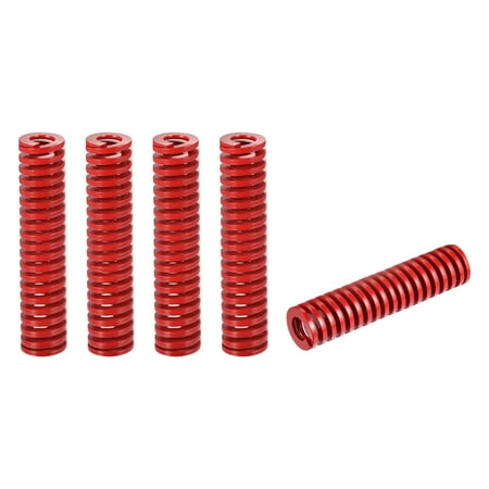

Die Spring 5 Pack TM 22mm OD 100mm Spiral Stamping Medium Load Die Springs Red