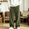 thumbnail image 4 of FAIWAD Boys Corduroy Pants Wide Leg Comfy Pants with Elastic Waist Casual Outdoor Clothing, 4 of 9