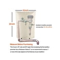 thumbnail image 4 of Backflow Preventers Protection, 16W x 20H Backflow Winter Cover, Insulated Cover Pouch for Irrigation Backflow Valve, Sprinkler Valves in Snow or Sun, 4 of 4