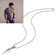 thumbnail image 4 of Collar de metal decoraciones de joyería de plata Collar de punta de lanza resistente y de moda Collar con punta de flecha dorado para niños para la vida diaria para fiesta para ANGGREK Otros, 4 of 8
