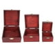 thumbnail image 1 of Wood Jewelry Organizer Case Sealing Corners Wooden Jewelry Box Set 3 Different Sizes Locking Clasp for Crafts Bracelet Necklace ANGGREK Otros, 1 of 8
