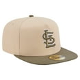 thumbnail image 3 of Men's New Era Light Beige/Olive St. Louis Cardinals Two-Tone Color Pack A-Frame 59FIFTY Fitted Hat, 3 of 5