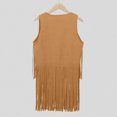 thumbnail image 5 of Zszcpp Athletic Tank Top For Girl Hippie Fringe Tassel Role Play Party Sleeveless Western Cow Vest Cool Blouse Girls Casual Tops, 5 of 5