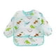 thumbnail image 1 of Delantal de almuerzo impermeable Sunnimix Babero de silicona para niños Dinosaurio azul, 1 of 7