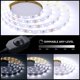 thumbnail image 2 of FlkwoH 5M Tira LED 1200LM Blanco Frío Regulable, 12V 6000K 300LEDs 2835, Tira LED Autoadhesiva con Dimmer, Conectores+Transformador, Iluminación Interior para Muebles, Escaleras, Dormitorio, Cocina, 2 of 5