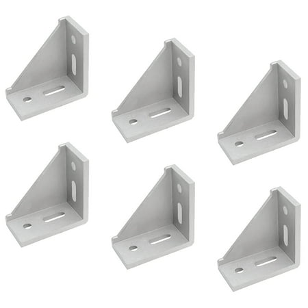 

WELPET 6 Pcs 4080 Inside Corner Bracket Gusset for 4040 or 4080 Series Aluminum Extrusion Profile