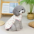 thumbnail image 4 of 2022 New Antique Pet Clothes Autumn And Winter Floral Velvet Skirt Teddy Small Dog Clothes Pet Skirt rose red 2XL, 4 of 9