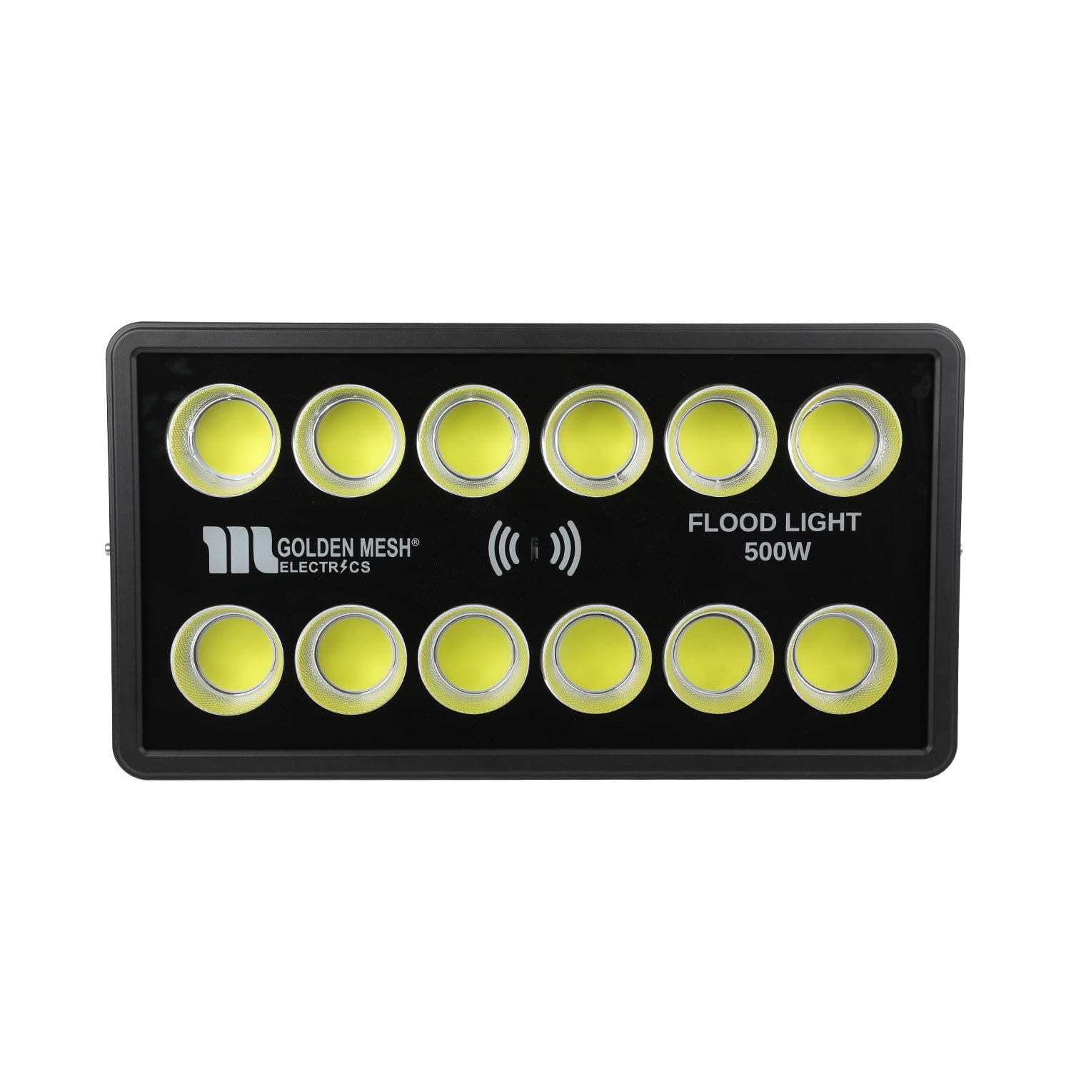 HOODINK 1 Pack LED Flood Light Outdoor, IP66 Waterproof 500W, 6000K Cool White Light for Garden, Yard, Park, Landscape, Security, Billboard Lighting