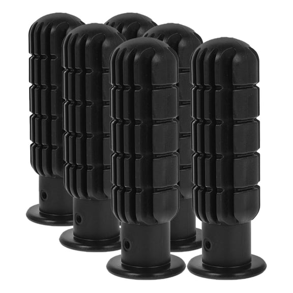 Worgeous 6 Pcs Plastic Foosball Handles Table Soccer Football Grip Part Replacements Foosball Handle Grip For Standard Foosball Tables