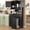 Black, variant on ANPOO 13 Gallon Pull Out Trash Cabinet, 70.7" Farmhouse Pantry with Charging Station, Drawer & Anti-Tip, Freestanding for Kitchen Bathroom Laundry Room