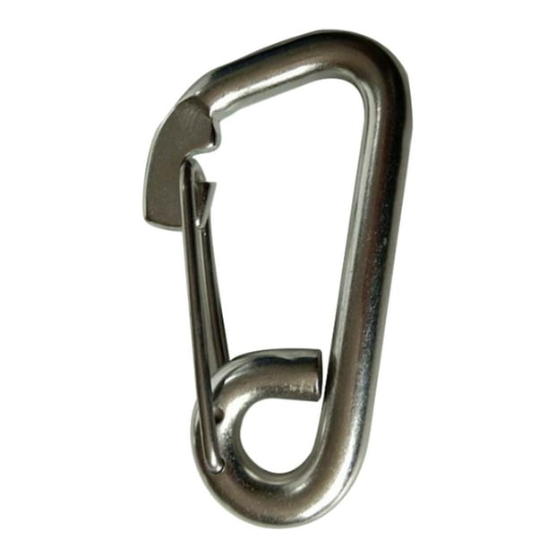 Ganchos Clips de Resorte Acero Inoxidable Sunnimix de 6mm a 12mm Plata 8 x 80 mm
