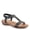 BLACK, variant on Saevi Women’s Demi Wedge Sandal with Cushioned All-day Comfort