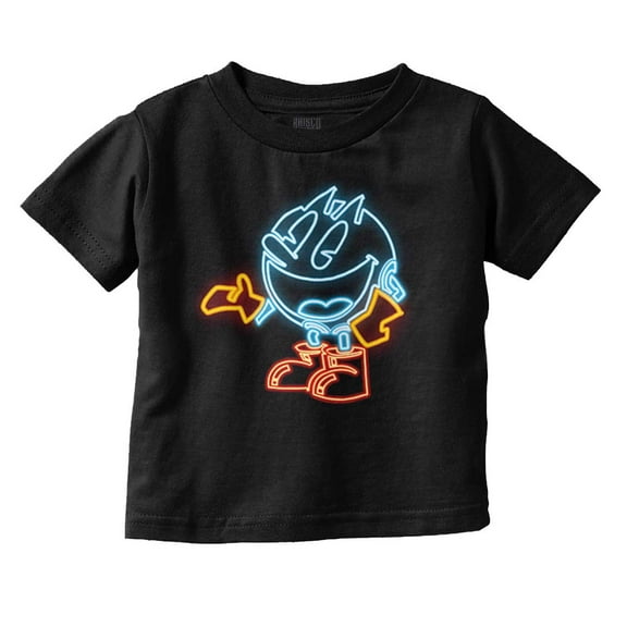 Pacman Eating Toddler Boy Girl T Shirt Infant Toddler Brisco Brands 12M
