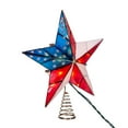 thumbnail image 2 of Kurt Adler Capiz American Flag Inspired Star Treetop, 2 of 5