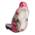 thumbnail image 3 of Picia Flower White Cow Print Waterproof Sweating Car Seat Cover for Post Gym Workout, Running, Beach and Hiking, Universal Fit Anti-Slip Bucket Seat Protector, 3 of 5