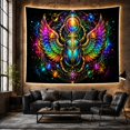 thumbnail image 5 of Moon Stars Intricately with Scarab Beetle Highly Detailed, Mystical Fantasy for Space Lovers, Galaxy Room Decor, Graduation Gift, Tapestry Wall Hanging for Bedroom and Dorm, 5 of 5