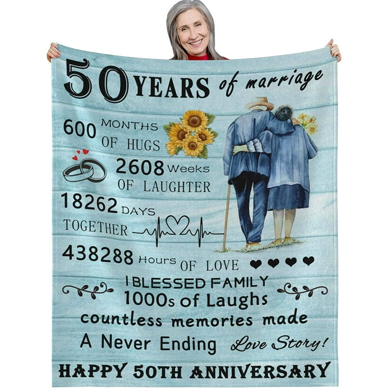 1st Anniversary Romantic Gifts for Him Her, 1 Year Anniversary Valentines  Gifts for Boyfriend Girlfriend, One Year Paper Anniversary Blanket Gifts