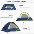 thumbnail image 6 of Camping Tent 4 Person, Waterproof Windproof Tent with Rainfly Easy Set up-Portable Dome Tents for Camping, 6 of 7