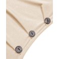 thumbnail image 5 of Sherrylily Maternity Shirt Side Button and Ruched Tunic Tops Long Sleeve T-Shirts, 5 of 5