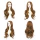 thumbnail image 4 of Peluca Rizada Degradada Sintética, Postizos De Fiesta, Postizos Rizados Largos Para Mujer, Peluca De Pelo Kearding CE008268-03, 4 of 6