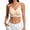 Beige, variant on Women's Size Sexy Floral Lace Scalloped Wireless Bra Strap V Neck Everyday Bralette Green for Size One Size