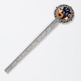 thumbnail image 2 of Sunflower butterfly Silver Lace-Edged Bookmark - Gift for Readers and Book Lovers, 2 of 5