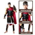 thumbnail image 4 of Disfraz ReneEcho de soldado gladiador romano para hombre, Halloween, 4 of 6