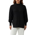 thumbnail image 1 of Liacowi Women Juniors Knitted Sweater Plus Size Long Sleeve Pullover Retro Jumpers Tops Fall Loose Knitwear for Teen S-3XL, 1 of 6