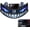 Blue a, variant on Devil Eyes Light for Car Windshield,Rechargeable Solar-Powered Wireless Car Window LED Ambient Lamp,Suction Cup Warning Light for SUV, Truck,Van,RV