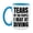 White/Light Blue, variant on Funny Diving Mug - "Tears Of The People I Beat At Diving" - 11Oz Or 15Oz Ceramic Coffee Cup