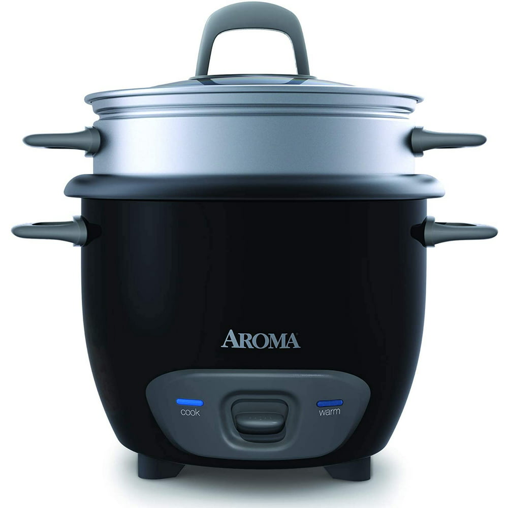 Aroma Housewares 6-Cup (Cooked) (3-Cup UNCOOKED) Pot Style Rice Cooker ...