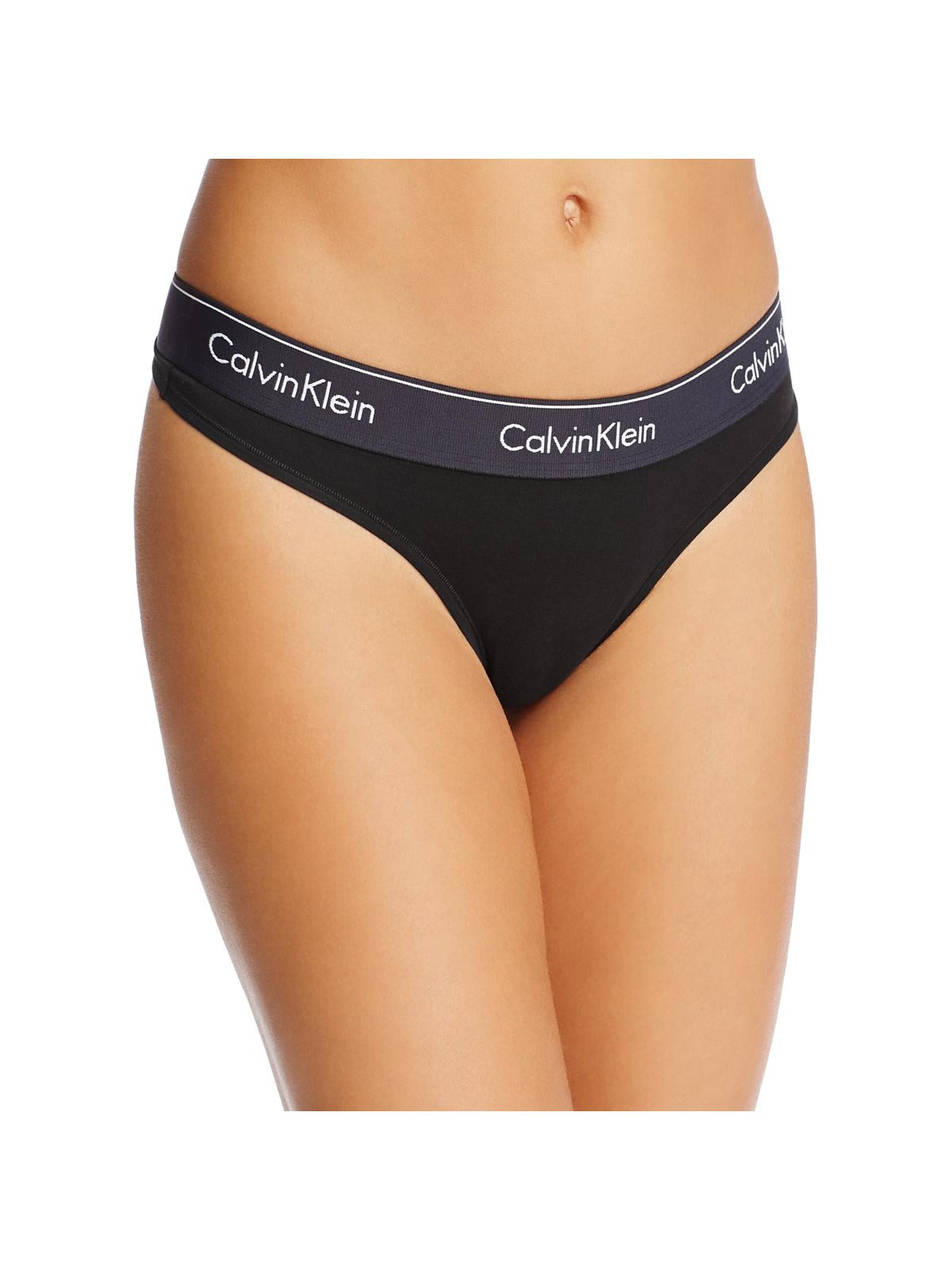 Calvin Klein Underwear Women's Radiant Cotton Thong, Elysian Green
