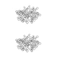 thumbnail image 1 of koolsoo 100Pcs Fishing Butterfly Jigging Stainless Steel Assist Hooks, 1 of 7