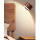 thumbnail image 4 of Aplique de pared de madera con pilas, luz LED de pared con rotación de 360 ​​°, bola magnética, atenuación continua, recargable, montado en la pared, inalámbrico, 4 of 5