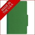 thumbnail image 4 of 25 Pt. Pressboard Classification Folders, 2/5 Cut ROC Top Tab, Legal Size, No Dividers, Green (Box of 25), 4 of 8
